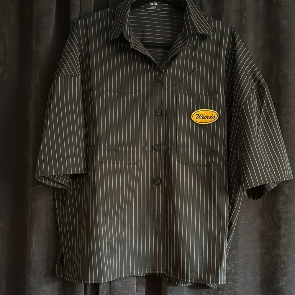 Dresses in LaLa oversized work shirt